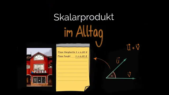 'Video thumbnail for Skalarprodukt im Alltag'