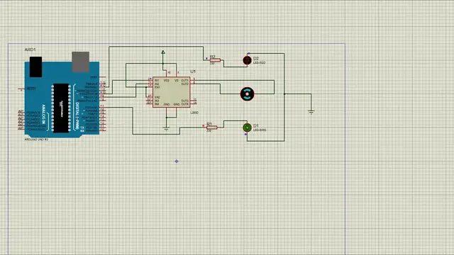 'Video thumbnail for DC Motor Control With L239D Driver In Proteus'