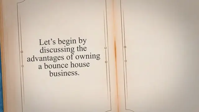 'Video thumbnail for Pros and Cons of Owning a Bounce House Business'