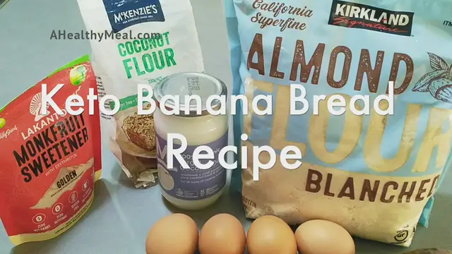 'Video thumbnail for Keto Banana Bread Inspired By Kelly Herring's Keto Breads'