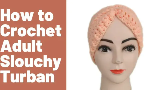 'Video thumbnail for How to Crochet Easy Adult Slouchy Turban'