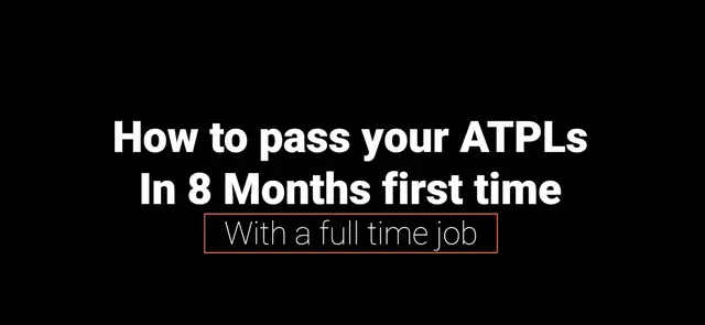 'Video thumbnail for HOW to PASS ATPL EXAMS PILOT TRAINING THEORY in 8months with a FULL TIME JOB, and WEEKEND FLYING?!?'