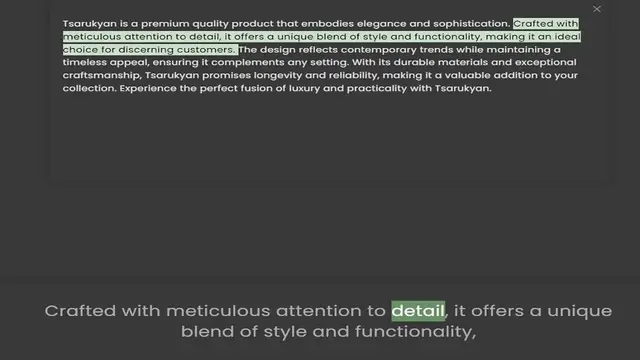 'Video thumbnail for Tsarukyan is a premium quality product that embodies elegance and sophistication. Crafted with meticulous attention to detail, it offers a unique blend of style and functionality, making it an ideal choice for discerning customers. The de'