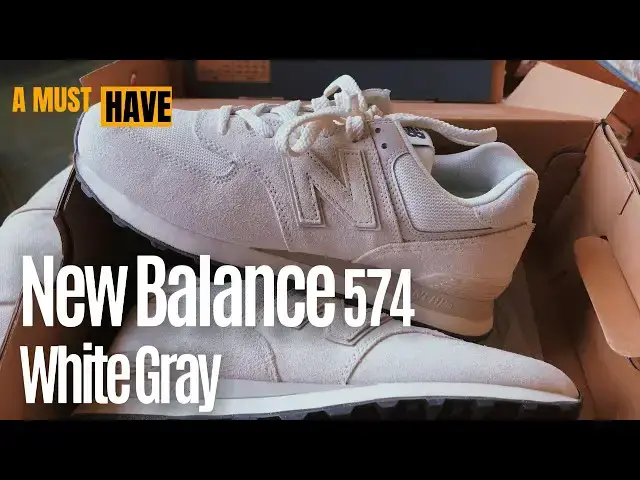 'Video thumbnail for Don't Sleep On The White & Gray New Balance 574'