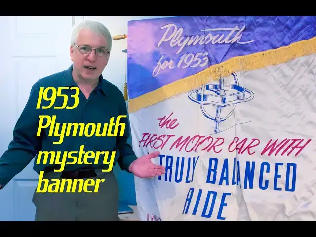 'Video thumbnail for “Balanced Ride:” The 1953 Plymouths, so stable you can read at 60 mph!'