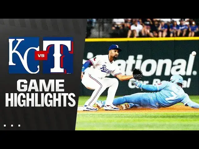 'Video thumbnail for Kansas City Royals at Texas Rangers Full-Game MLB Highlights! | 06/18/2025'