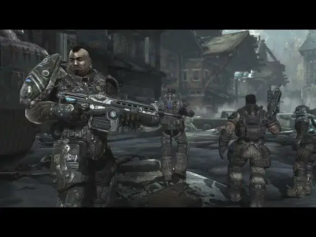 'Video thumbnail for Gears of War 2 - 1-5 Roadblocks: Tickers Destroy Tai's Squad "Tough To Kill" "Welcome Back" Cutscene'