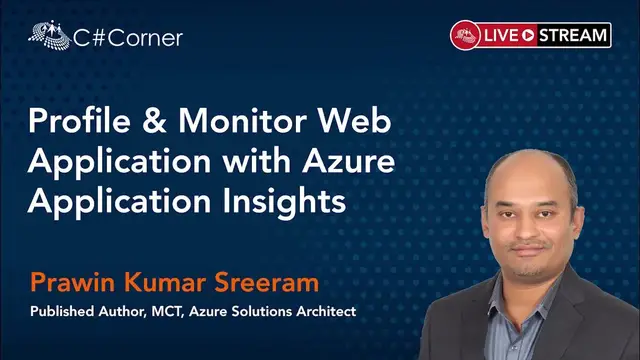 'Video thumbnail for Profile & Monitor Web Apps with Azure Application Insights || Code Quality & Performance Conference'