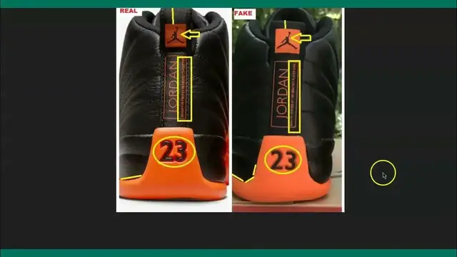 'Video thumbnail for Real Vs Fake Air jordan 12 Brilliant Orange'