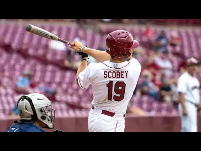 'Video thumbnail for KJ Scobey 2025 College Baseball Highlights! | South Carolina Gamecocks'