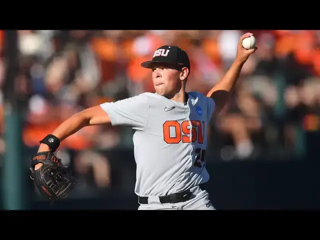 'Video thumbnail for Ethan Kleinschmit 2025 College Baseball Highlights! | Oregon State Beavers'