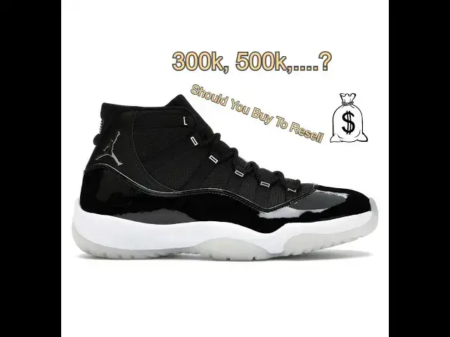'Video thumbnail for Air Jordan 11 Jubilee, How Many Pairs Possibly Made & Resell'