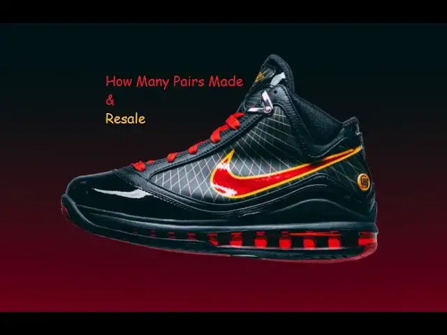 'Video thumbnail for Nike Lebron 7 PE Fairfax Resale Value & How Many Pairs Possibly Made'