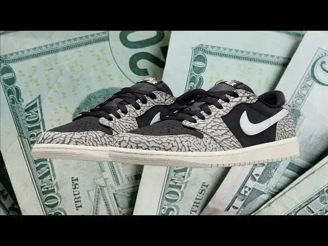 'Video thumbnail for Is the Air Jordan 1 Low OG Black Cement Worth Reselling?'