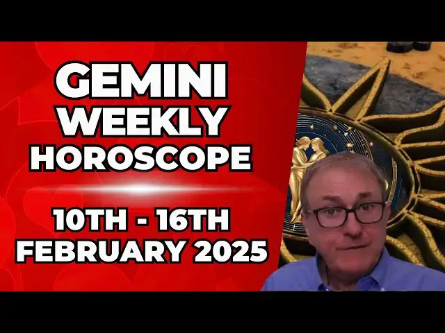'Video thumbnail for Gemini Weekly Horoscope 10th - 16th February 2025 + Astrology insights'