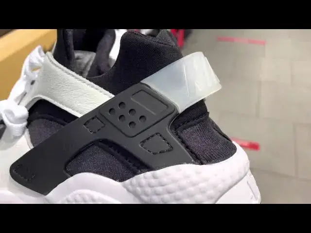 'Video thumbnail for Quick look At The Nike Air Huarache OG White Black & Where To Buy'