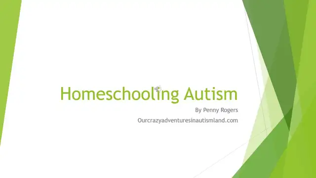'Video thumbnail for Homeschooling Autism'