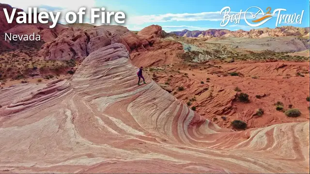 'Video thumbnail for 13 Highlights in the Valley of Fire State Park Close to Las Vegas in Nevada in Summer and Winter'