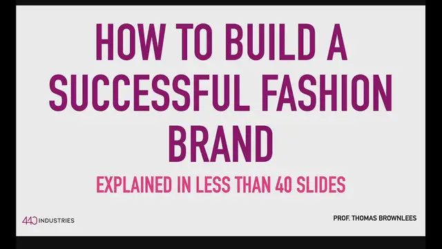 'Video thumbnail for The Value of Fashion Brands'