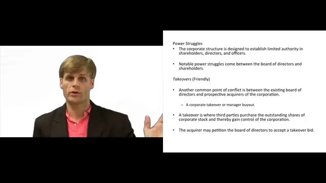 'Video thumbnail for Power Struggles and Corporate Governance Issues - Explained'