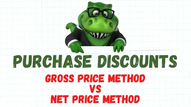 'Video thumbnail for Purchase Discounts: Gross Price vs Net Price Methods | Accounting How To'