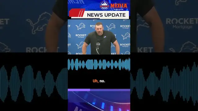 'Video thumbnail for Dan Campbell gives update on Amon Ra St  Brown's Status'