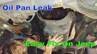'Video thumbnail for How To Replace Jeep 2.5 Oil Pan Gasket'