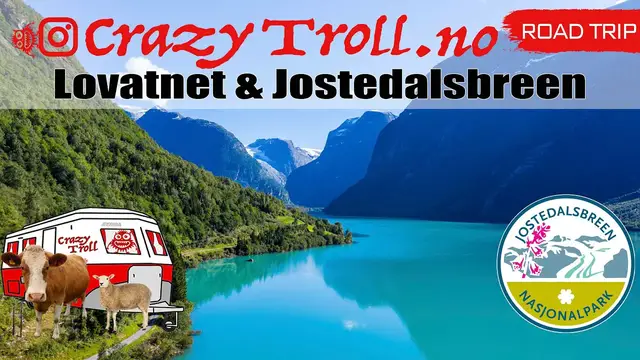 'Video thumbnail for Lovatnet & Jostedalsbreen Glacier, Road Trip in Norway Travel Vlog'