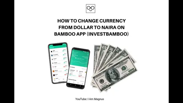 'Video thumbnail for How to Change Currency From Dollar to Naira on Bamboo App (InvestBamboo)'