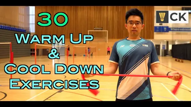 'Video thumbnail for 30 Badminton Warm Up & Cool Down Exercises'