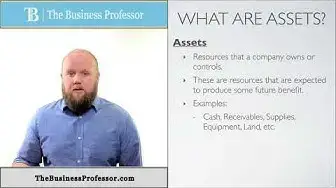 'Video thumbnail for What are Assets - Financial Accounting'