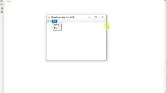 'Video thumbnail for Output of AWT Menu Based Application'