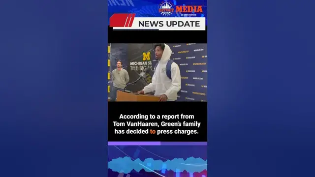 'Video thumbnail for Michigan DB Gemon Green to press charges against Michigan State players'