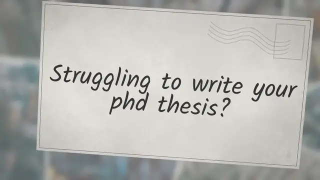 'Video thumbnail for Top 7 Free Online Tools for PhD Thesis Writing'