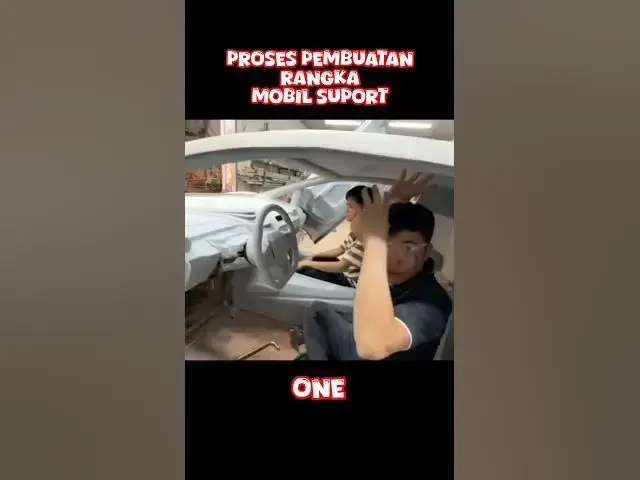 'Video thumbnail for Proses pembuatan rangka mobil sport!!'