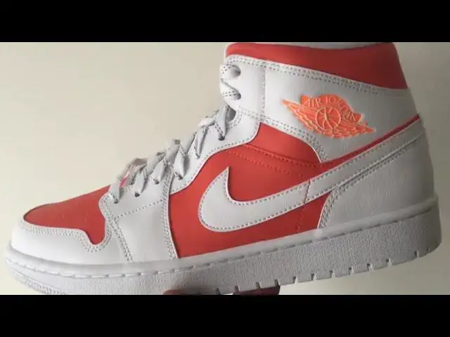 'Video thumbnail for Quick Look At The Air Jordan 1 Mid White Citrus & Buy It Now'
