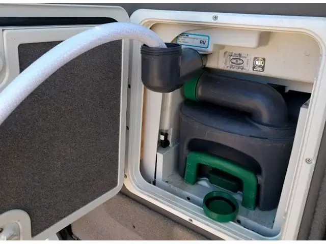 'Video thumbnail for Emptying an THETFORD CASSETTE TOILET at an RV Dump site'