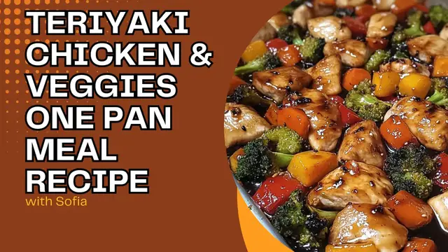 'Video thumbnail for Teriyaki Chicken & Veggies One Pan Meal Recipe'