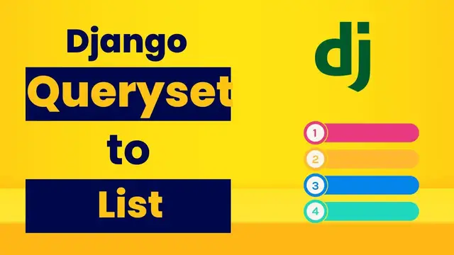 'Video thumbnail for Convert a Django QuerySet to a List'