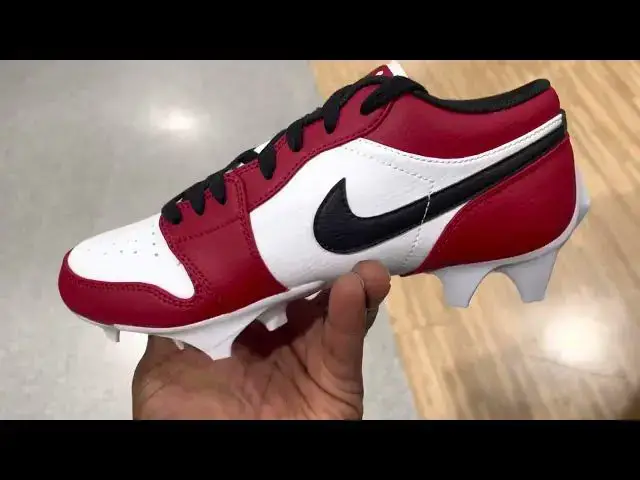 'Video thumbnail for Quick Look At The Air Jordan 1 Low vapor Edge Cleats Chicago Edition & Buy it now'