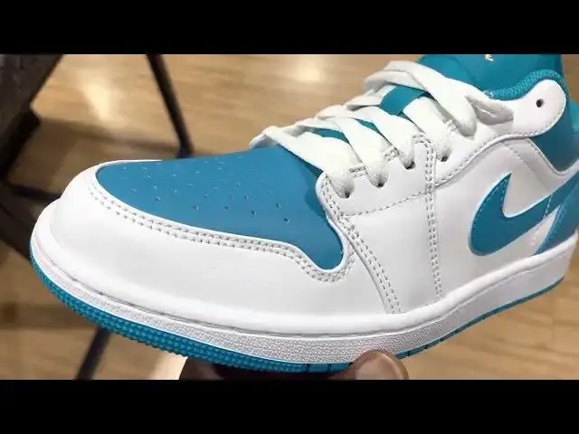 'Video thumbnail for Quick Look At The Air Jordan 1 Low Aquatone & Buy It Now'