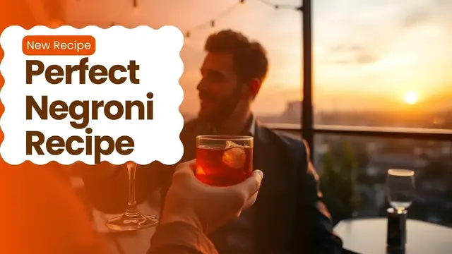 'Video thumbnail for Perfect Negroni Recipe'