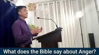 'Video thumbnail for What does the Bible say about anger?'