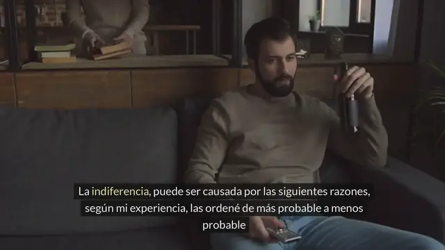 'Video thumbnail for ¿Qué causa la indiferencia en mi pareja? - Novio o esposo'