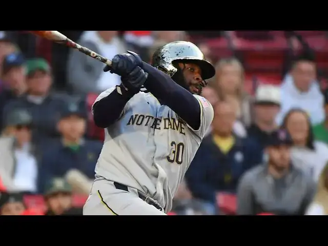 'Video thumbnail for D.M. Jefferson 2025 College Baseball Highlights! | Notre Dame Fighting Irish'