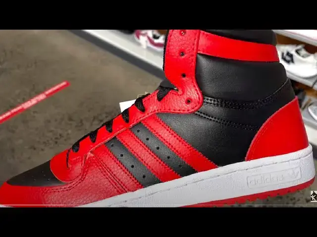 'Video thumbnail for The Jordan 1 Bred Has Nothing On This Red & Black Adidas Top Ten Hi'