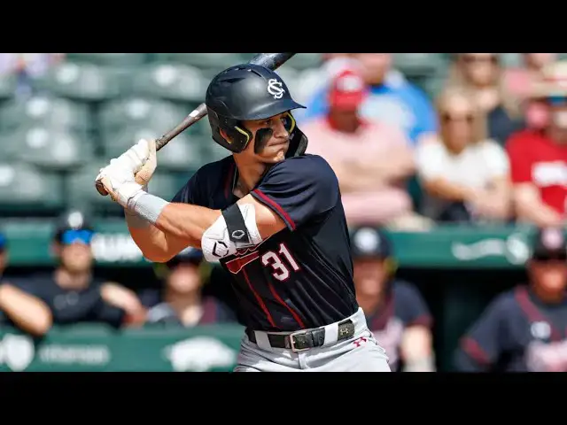 'Video thumbnail for Nathan Hall 2025 College Baseball Highlights! | South Carolina Gamecocks'
