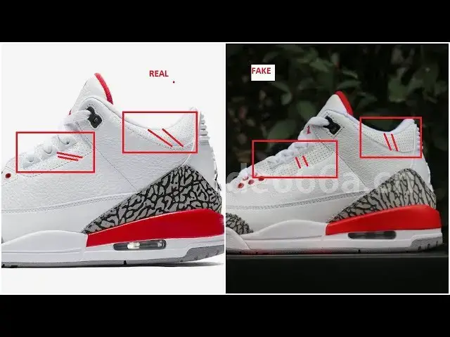 'Video thumbnail for Fake Air Jordan 3 III Katrina Spotted- Quick Tips To Identify Them'
