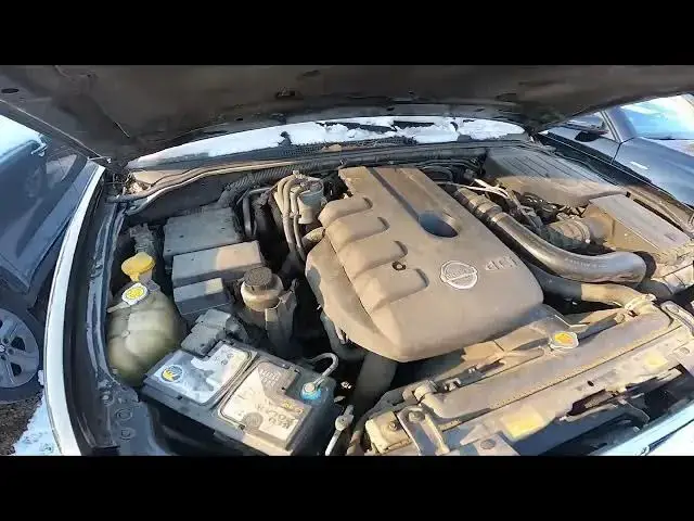 'Video thumbnail for Where is Engine Oil Level Dipstick in the Nissan Pathfinder ( 2004 – 2014 )'