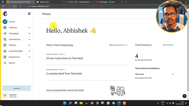 'Video thumbnail for MailChimp Tutorial for Beginners (Email Marketing in Step by Step)'